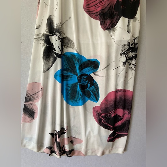 Miss Sixty floral belted maxi dress Sz  S - Picture 5 of 13